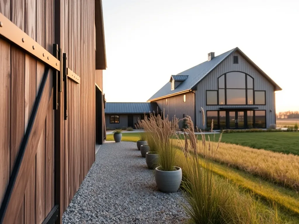 Dom w stylu stodoły – projekt, wnętrze, inspiracje