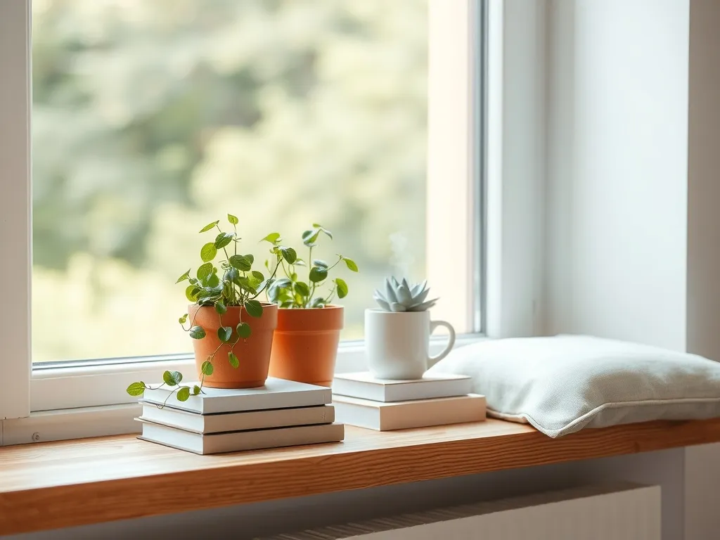 Jak urządzić szeroki parapet?