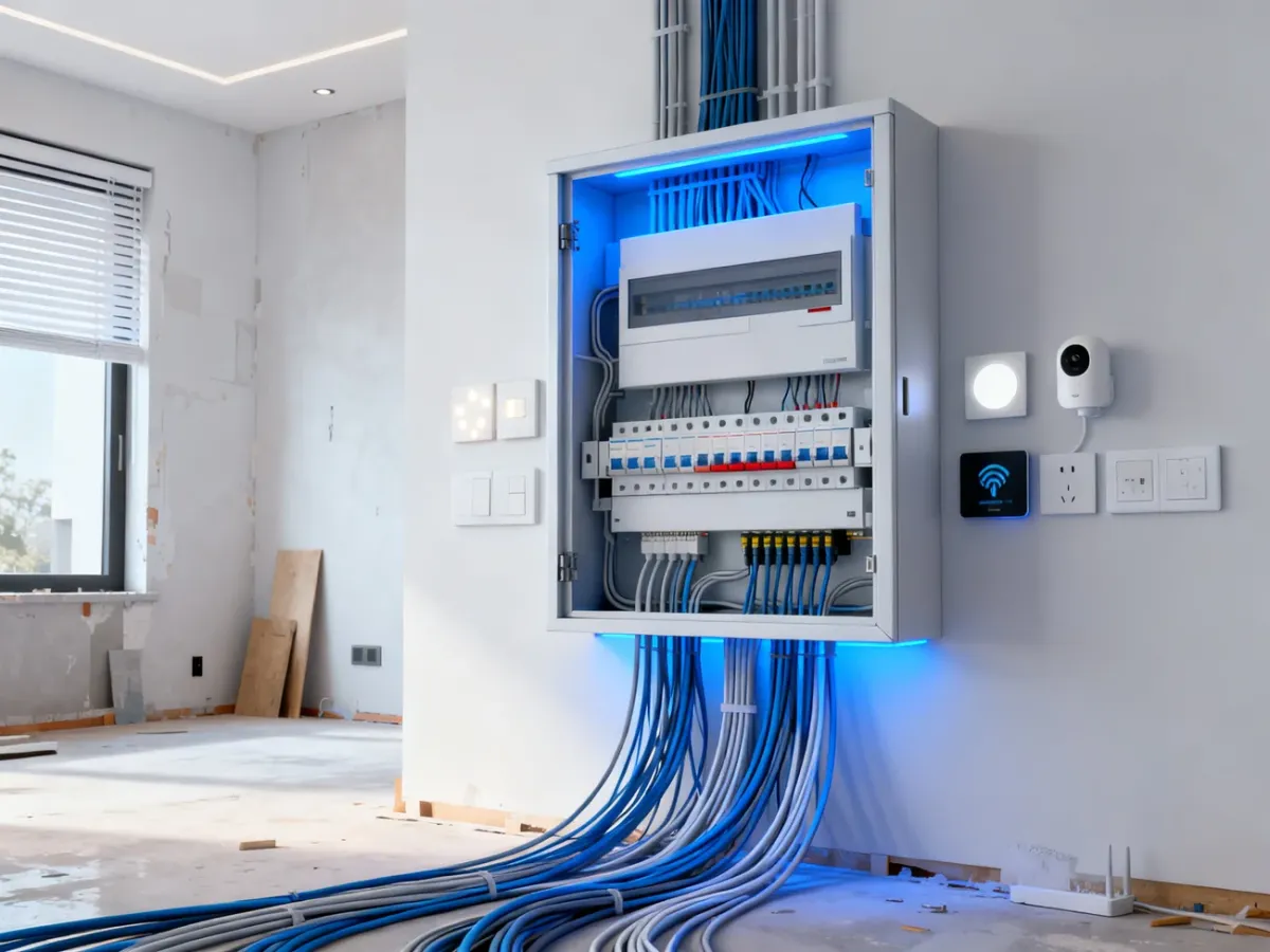 Rozdzielnica z okablowaniem przygotowanym pod system Smart Home